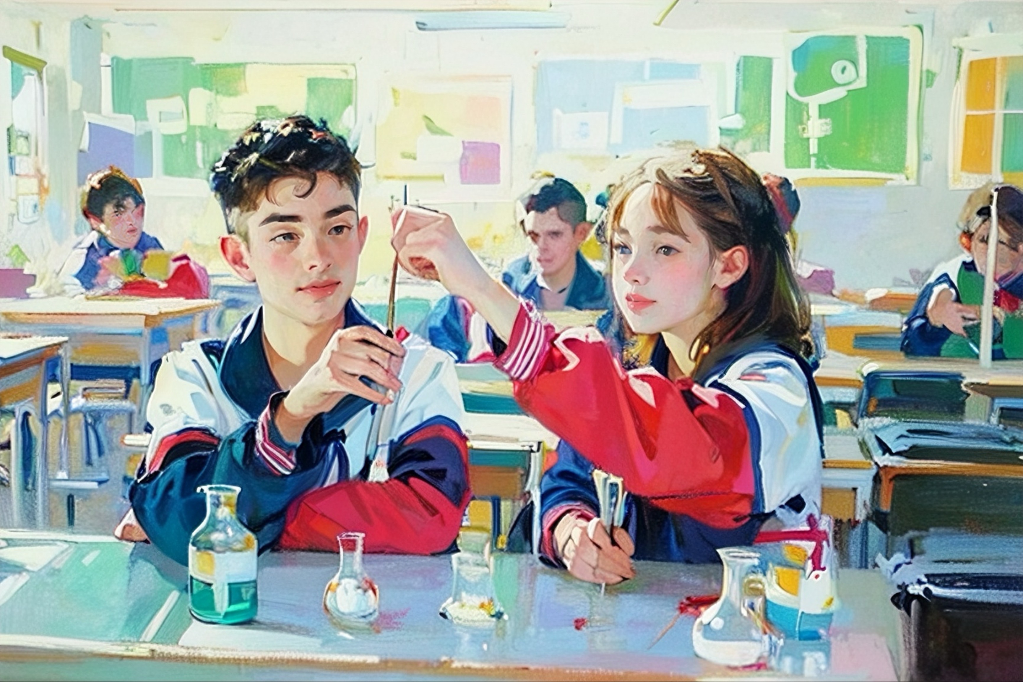 成川外学子们的“油画人生”出片儿啦！(图2)