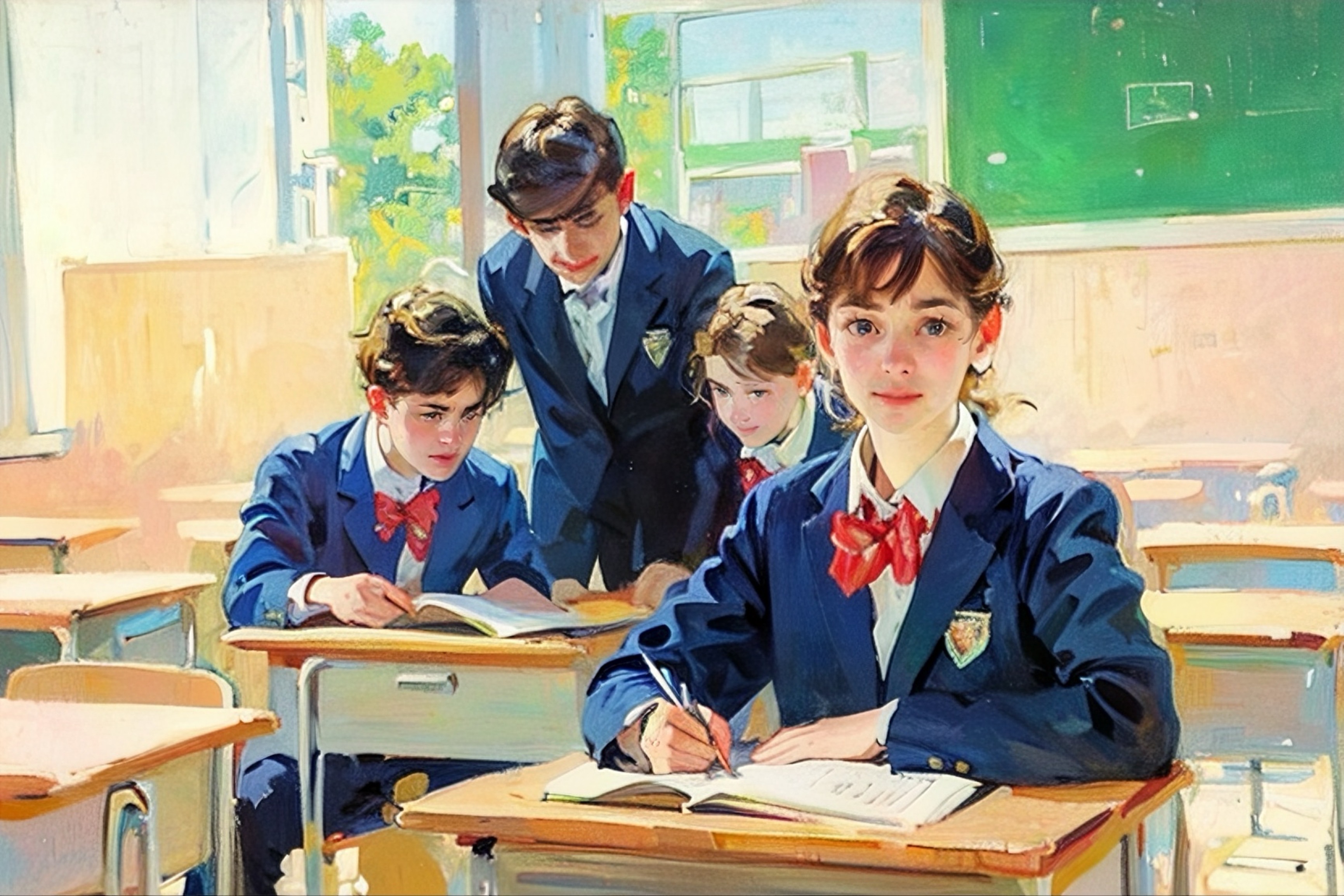 成川外学子们的“油画人生”出片儿啦！(图4)