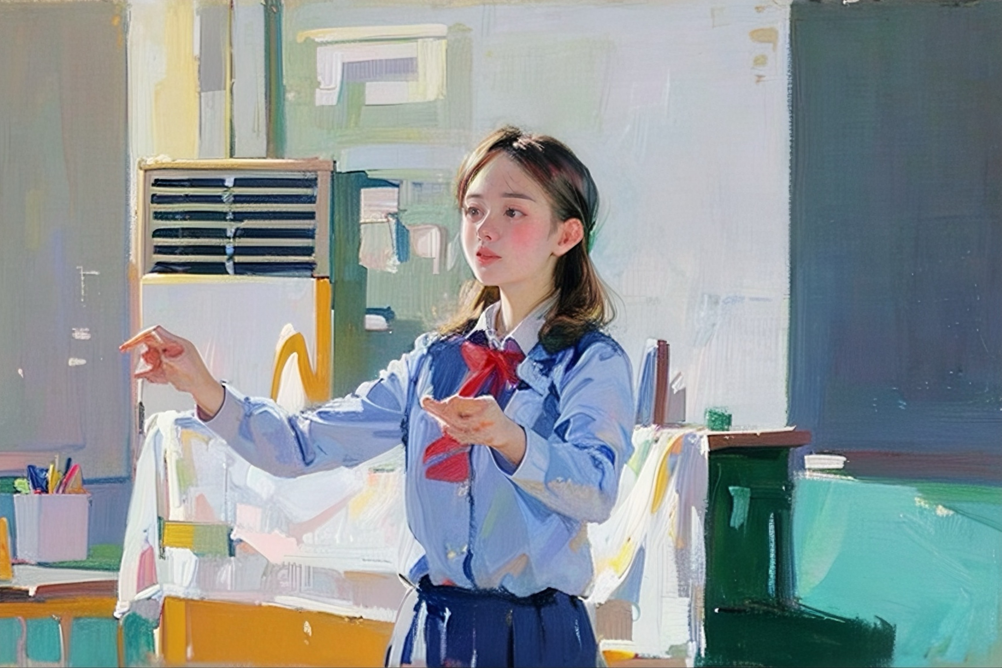 成川外学子们的“油画人生”出片儿啦！(图24)